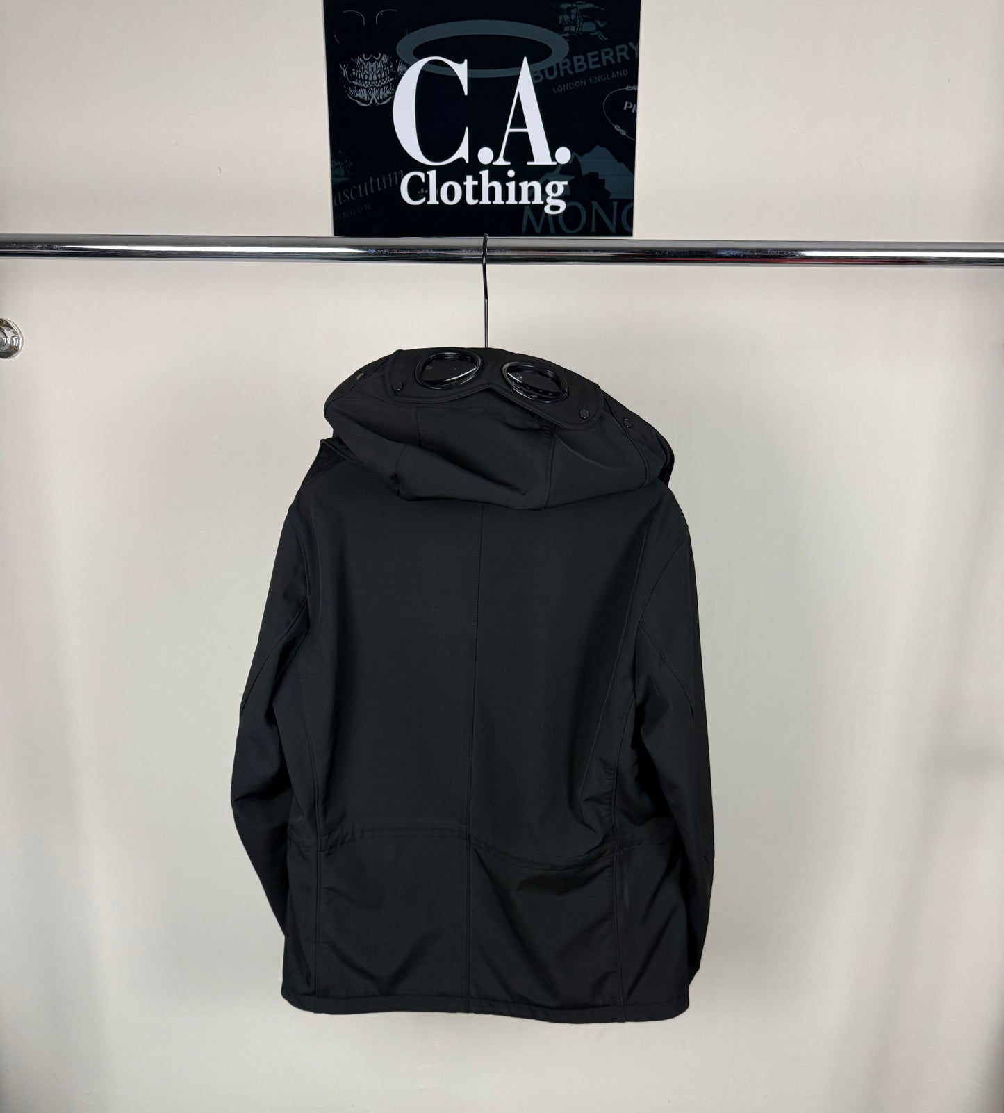 CP Company Black Lens and Goggle Jacket Size (L)