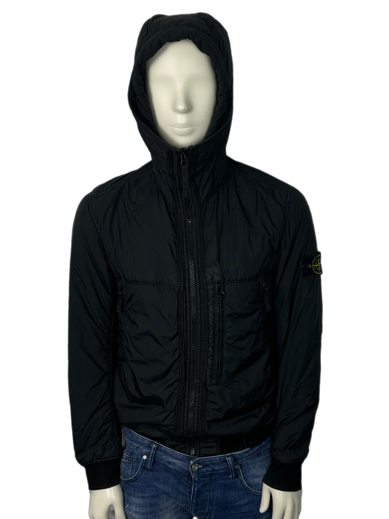 Stone Island Garment Dyed Crinkle Reps NY Jacket Size M