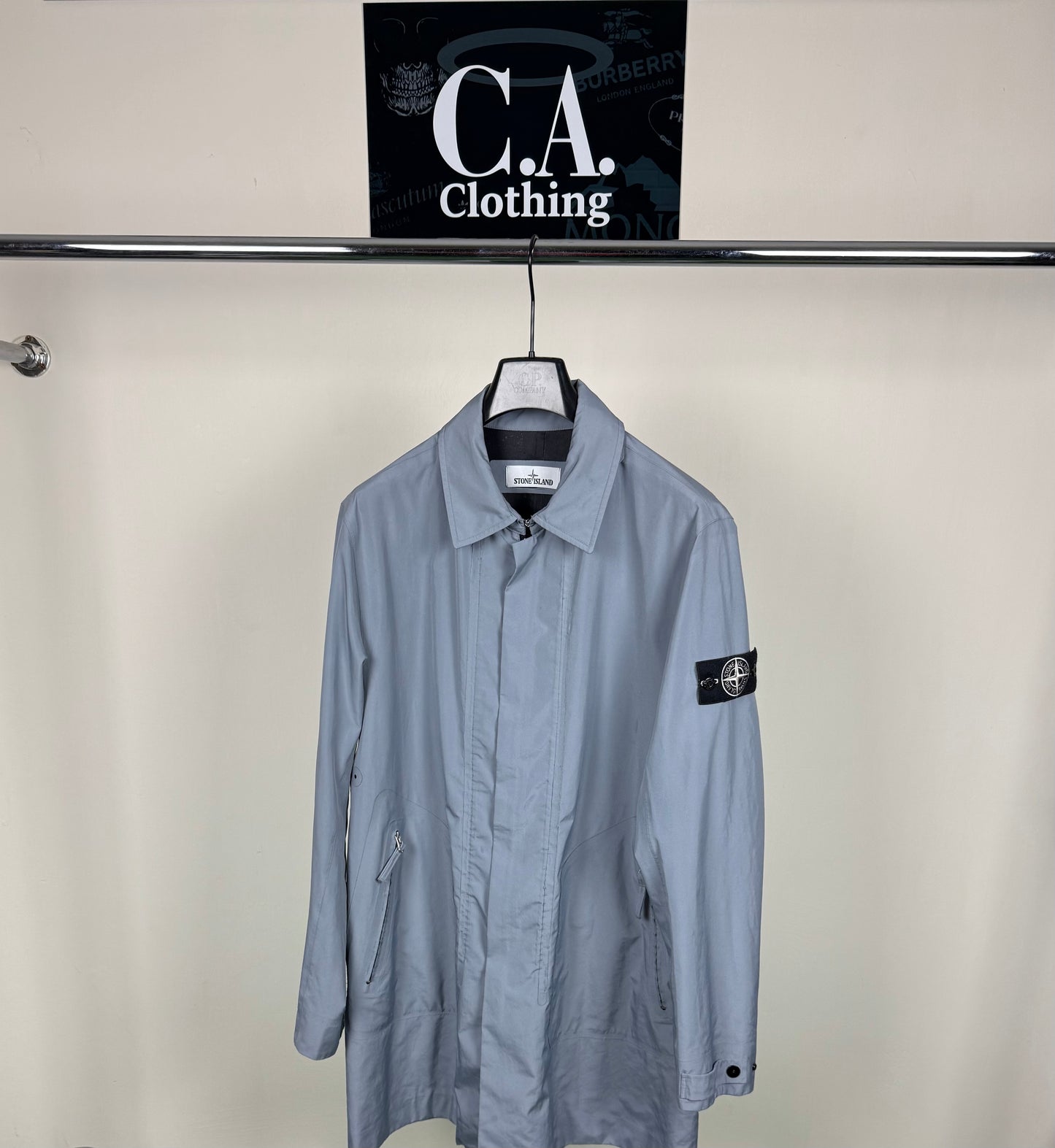 Stone Island Tank Shield Trench Coat Size (L)