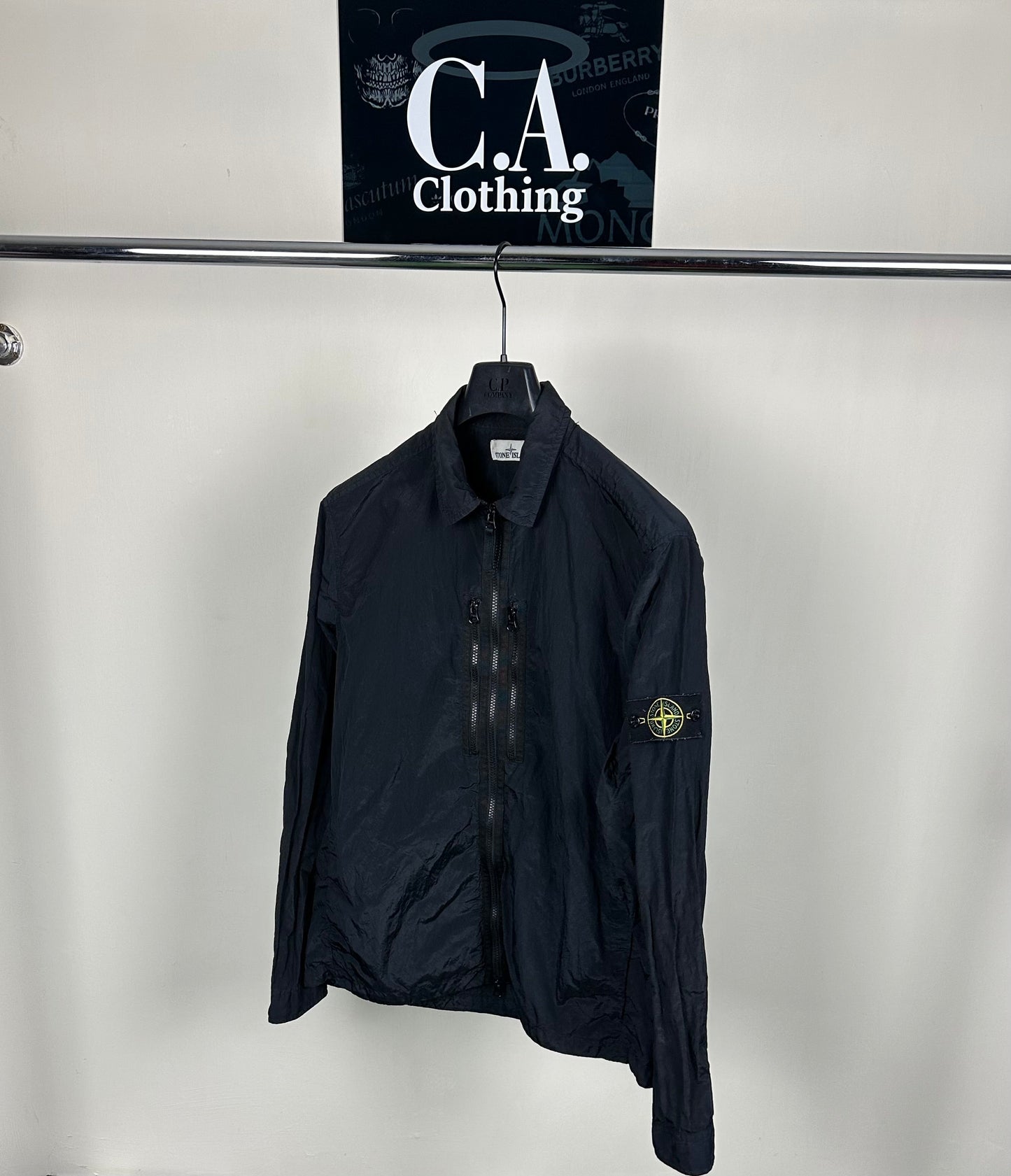 Stone Island Nylon Metal Overshirt Size (XL)