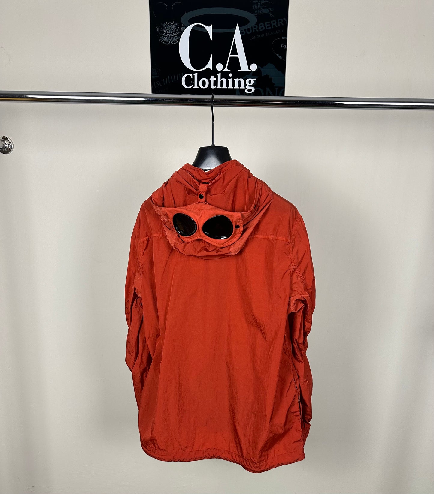 CP Company Orange Chrome Goggle Jacket Size (L)