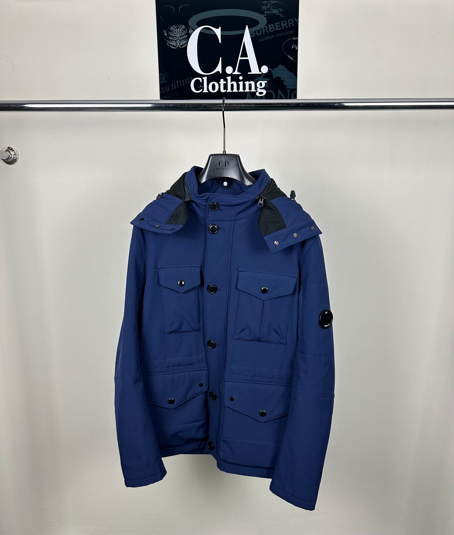 CP Company Blue Lens and Goggle Jacket Size Large (L)
