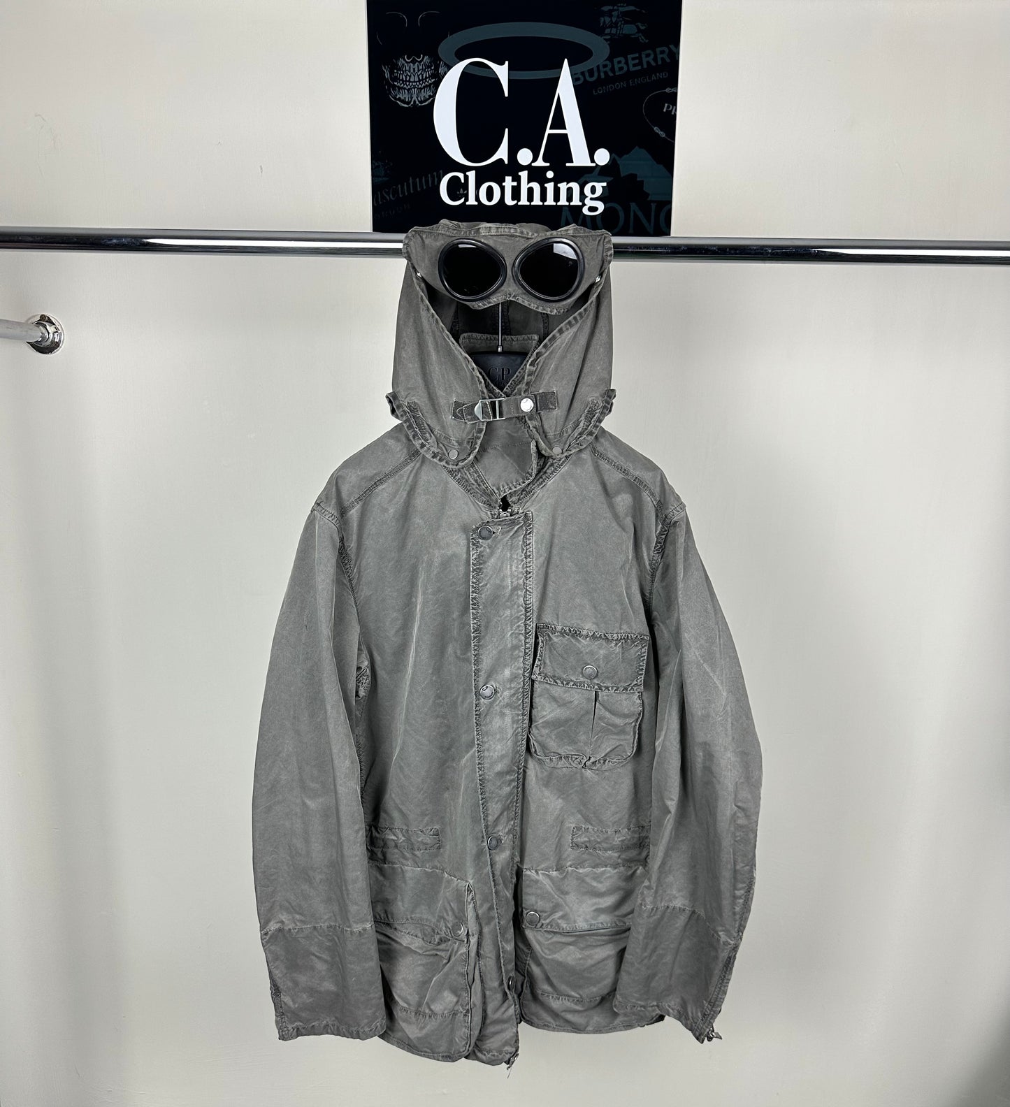 CP Company La Mille Goggle Coat Size Medium (M)
