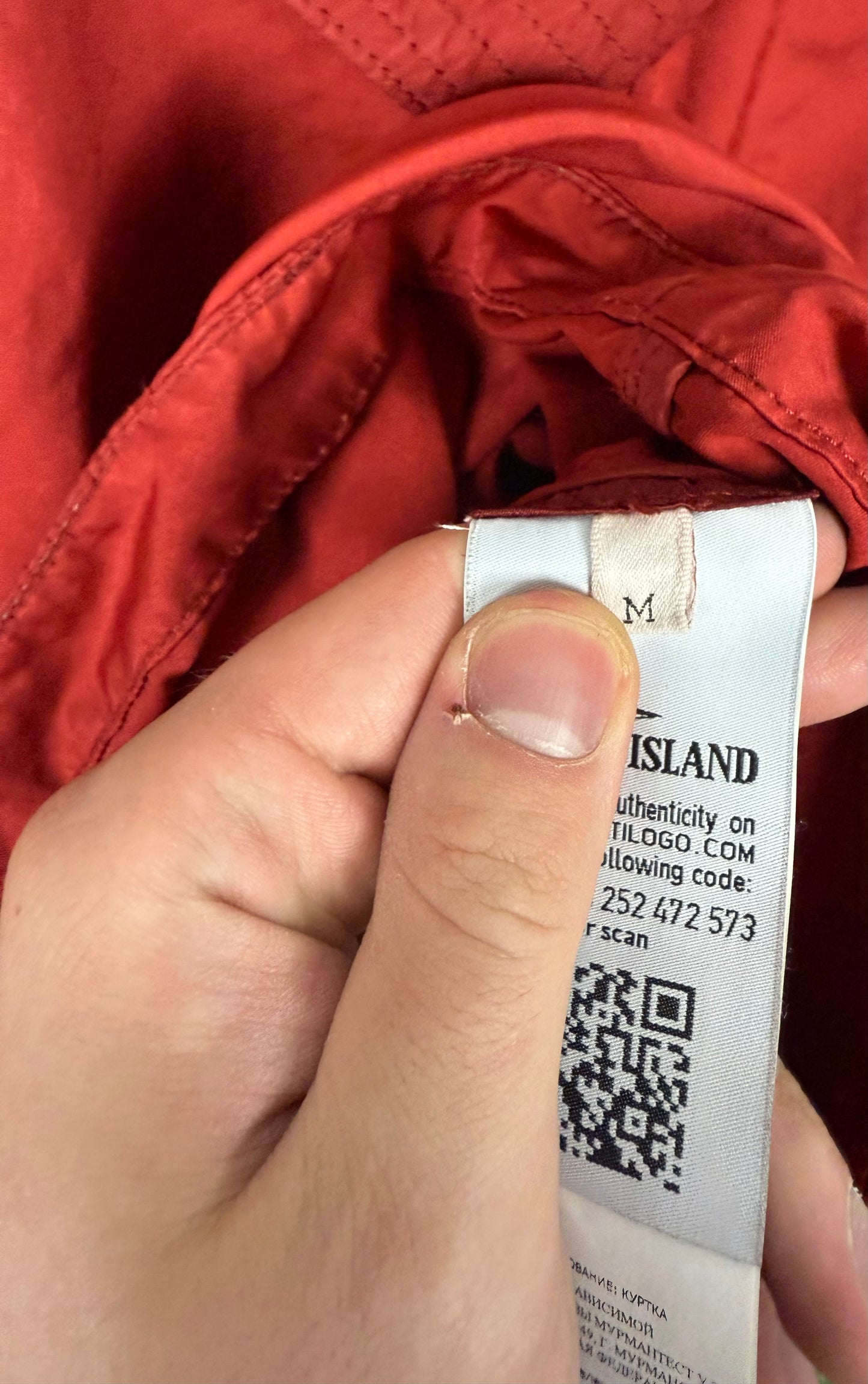 Stone Island Red David TC Size (M)