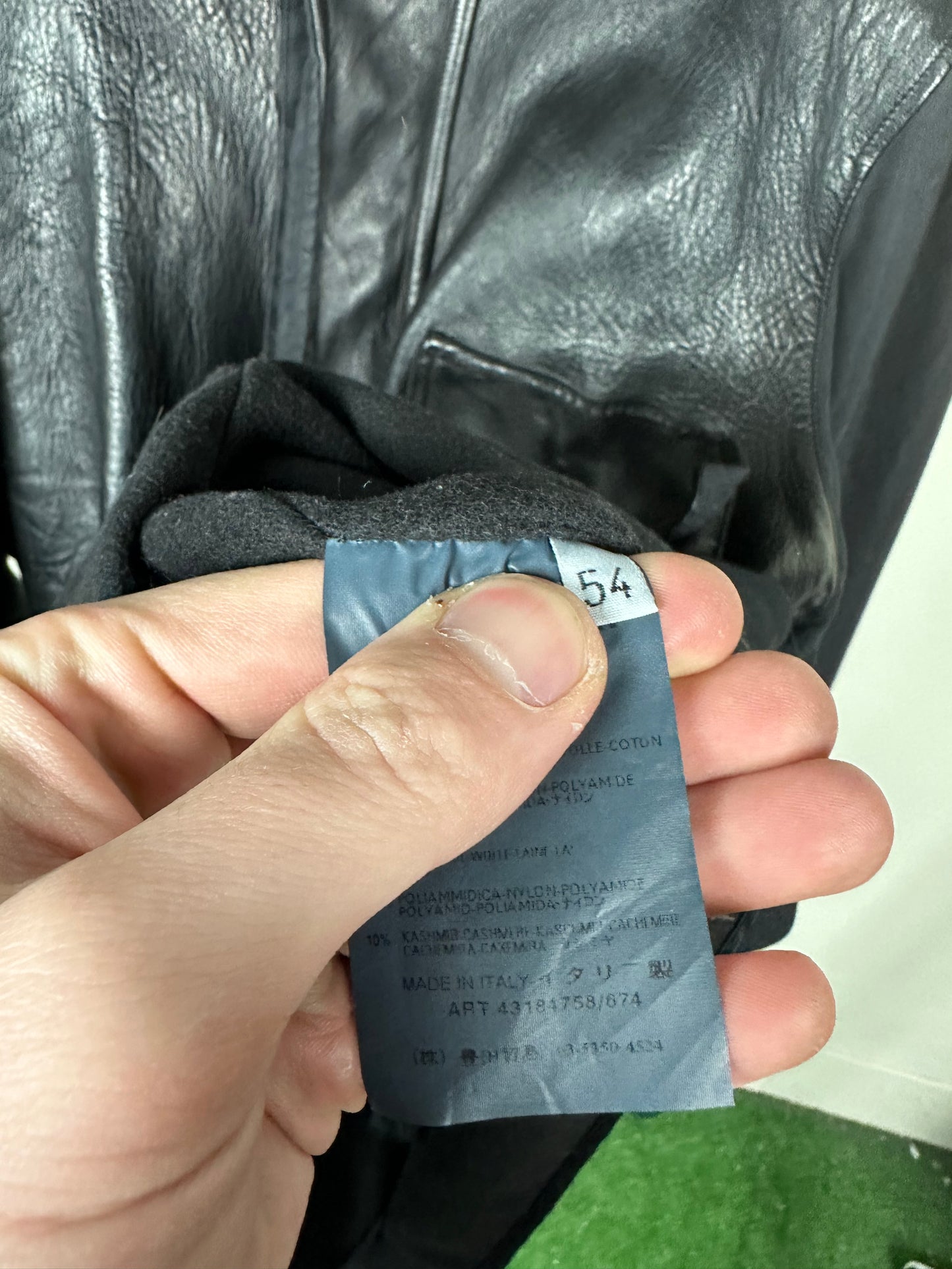 CP Company Leather La Mille Goggle Coat size (2XL) Fits (XL)