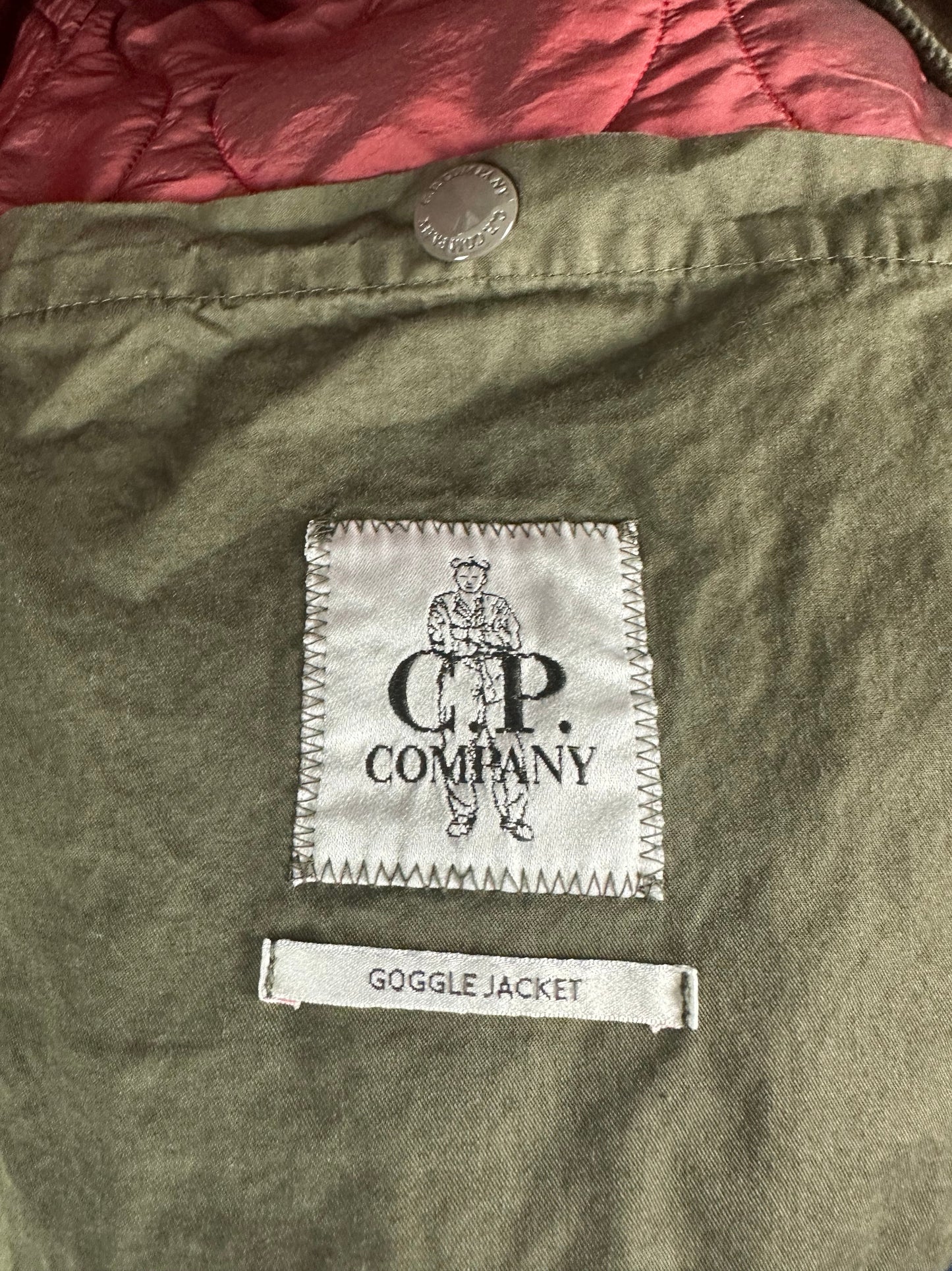 CP Company 50 Fili La Mille Padded Goggle Coat size (L)