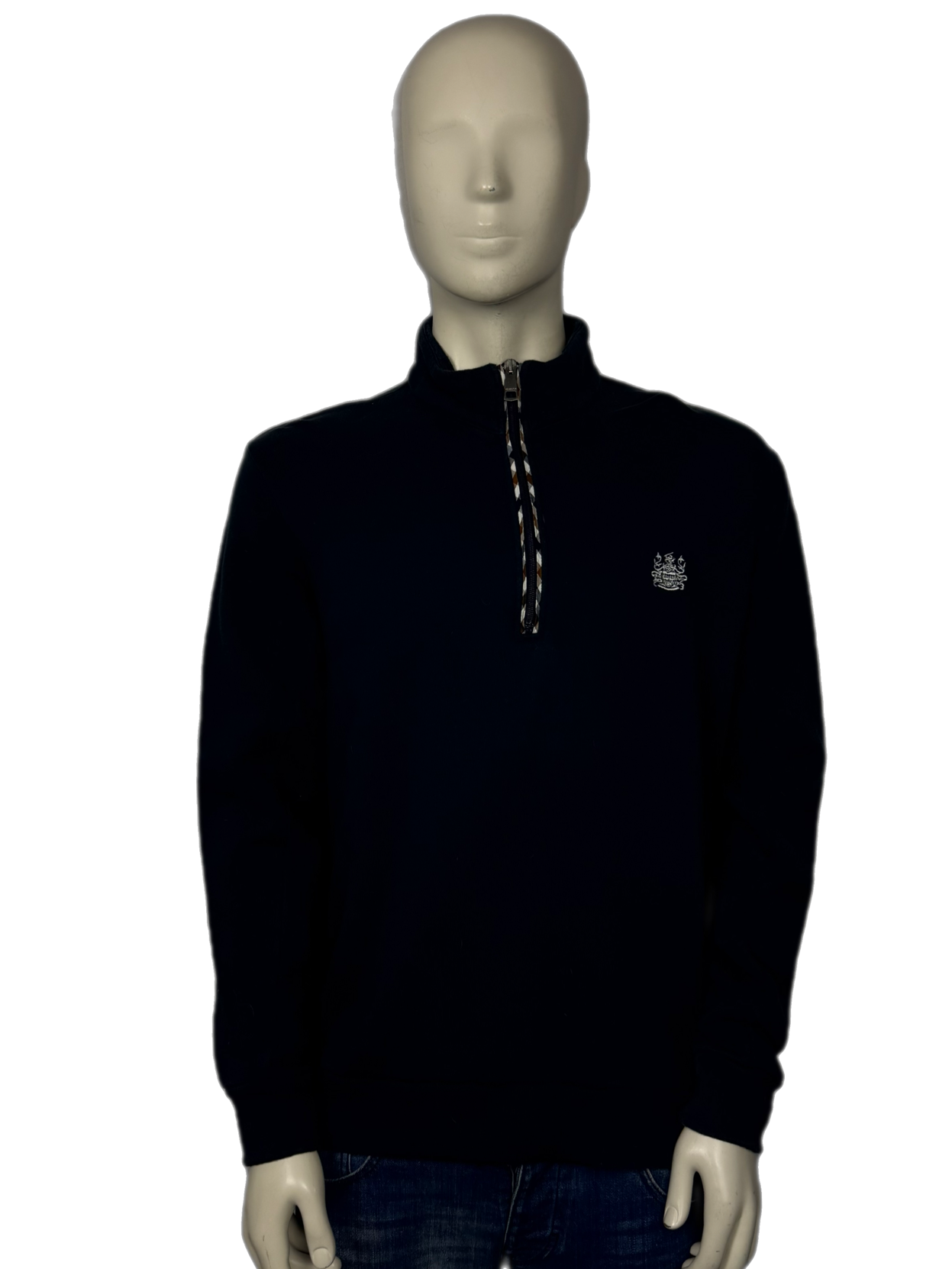 Aquascutum 1/4 zip Jumper Size Large (L)
