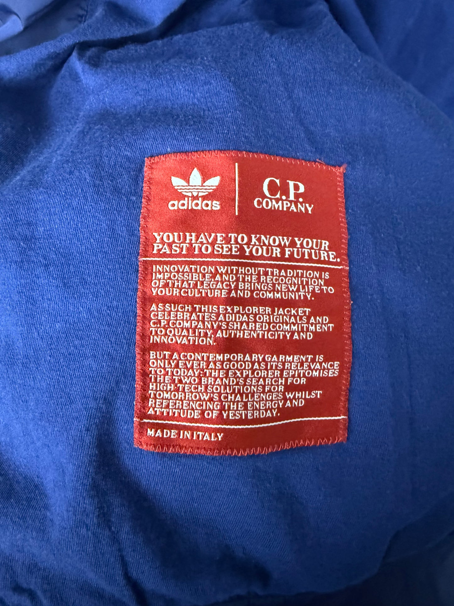 CP Company X Adidas Goggle Track Top Size (M) Fits (L)