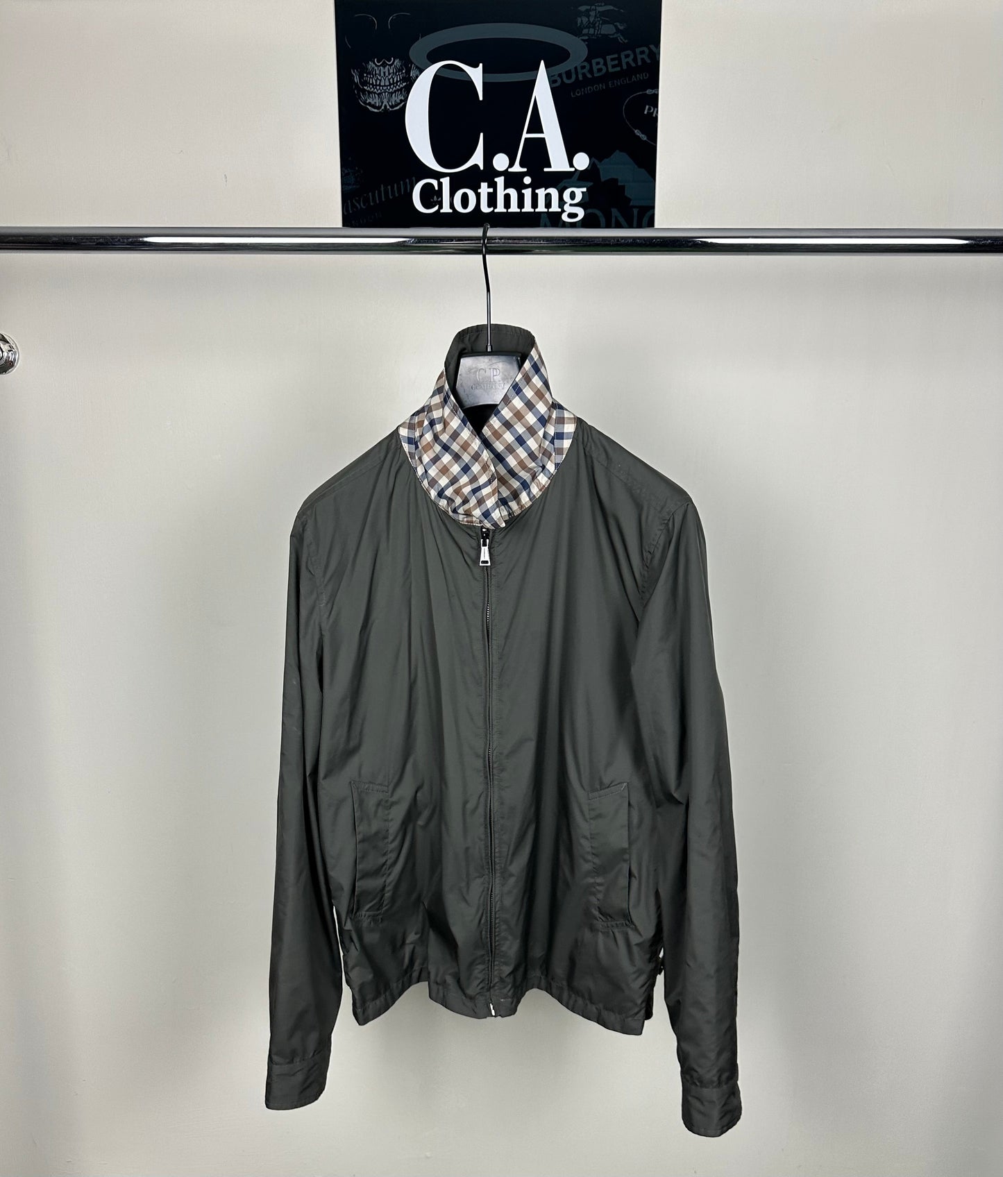Aquascutum Reversible Jacket Size Medium (M)