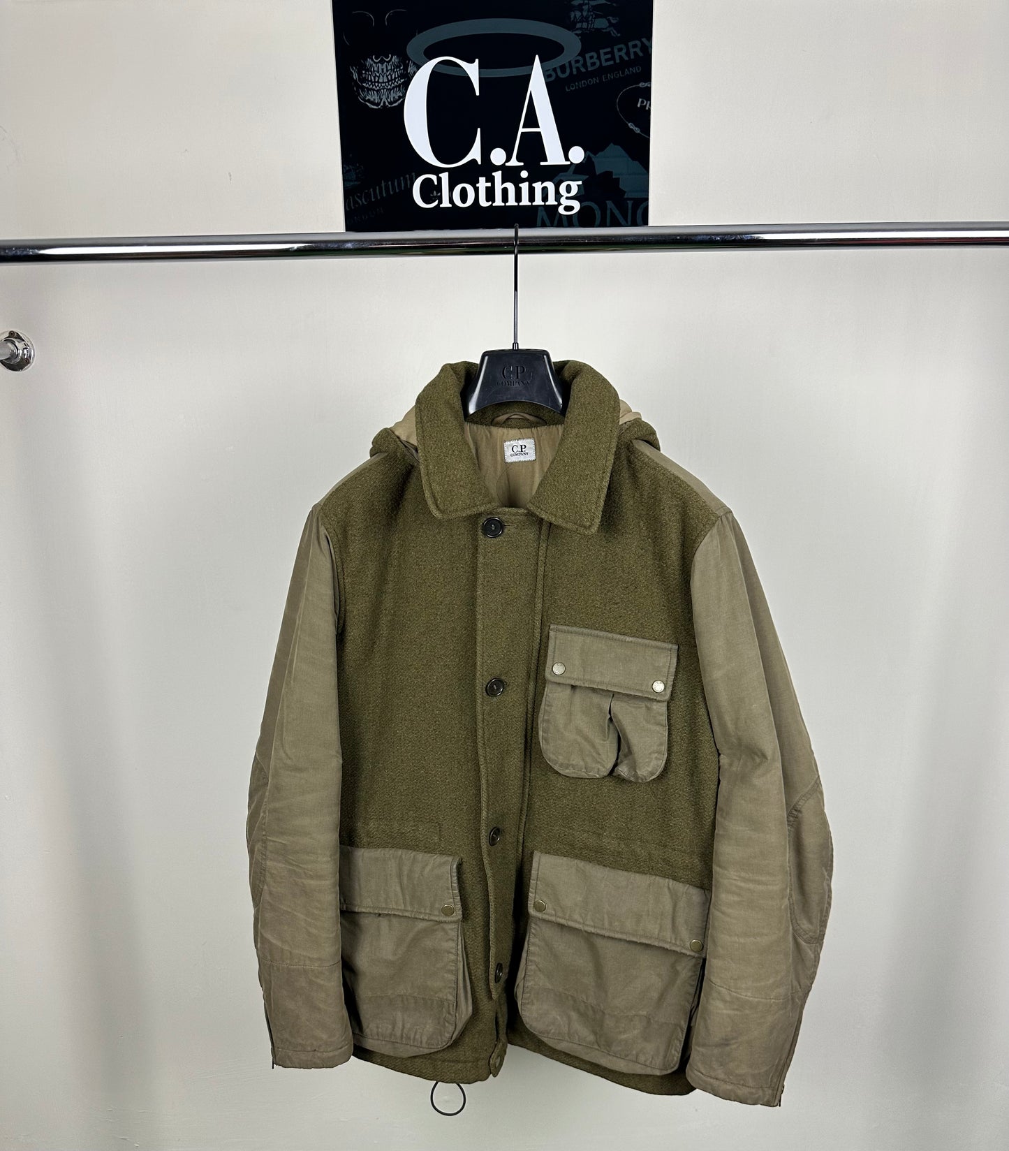 CP Company La Millie Goggle Coat size (XL)