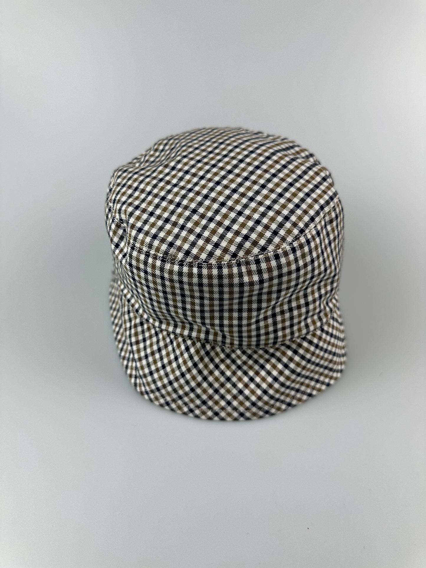 Aquascutum Blue Reversible Trim Bucket Hat (L)