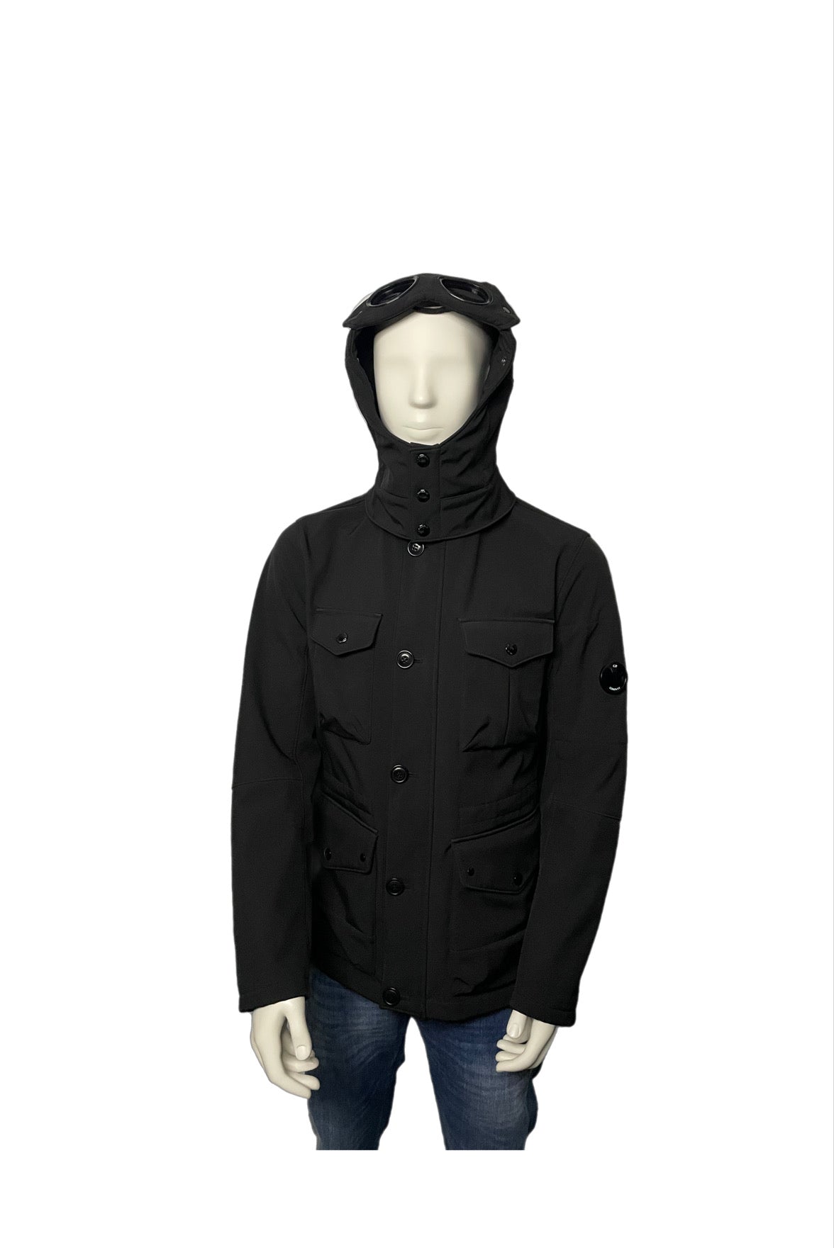 CP Company Black Lens and Goggle Jacket Size (L)