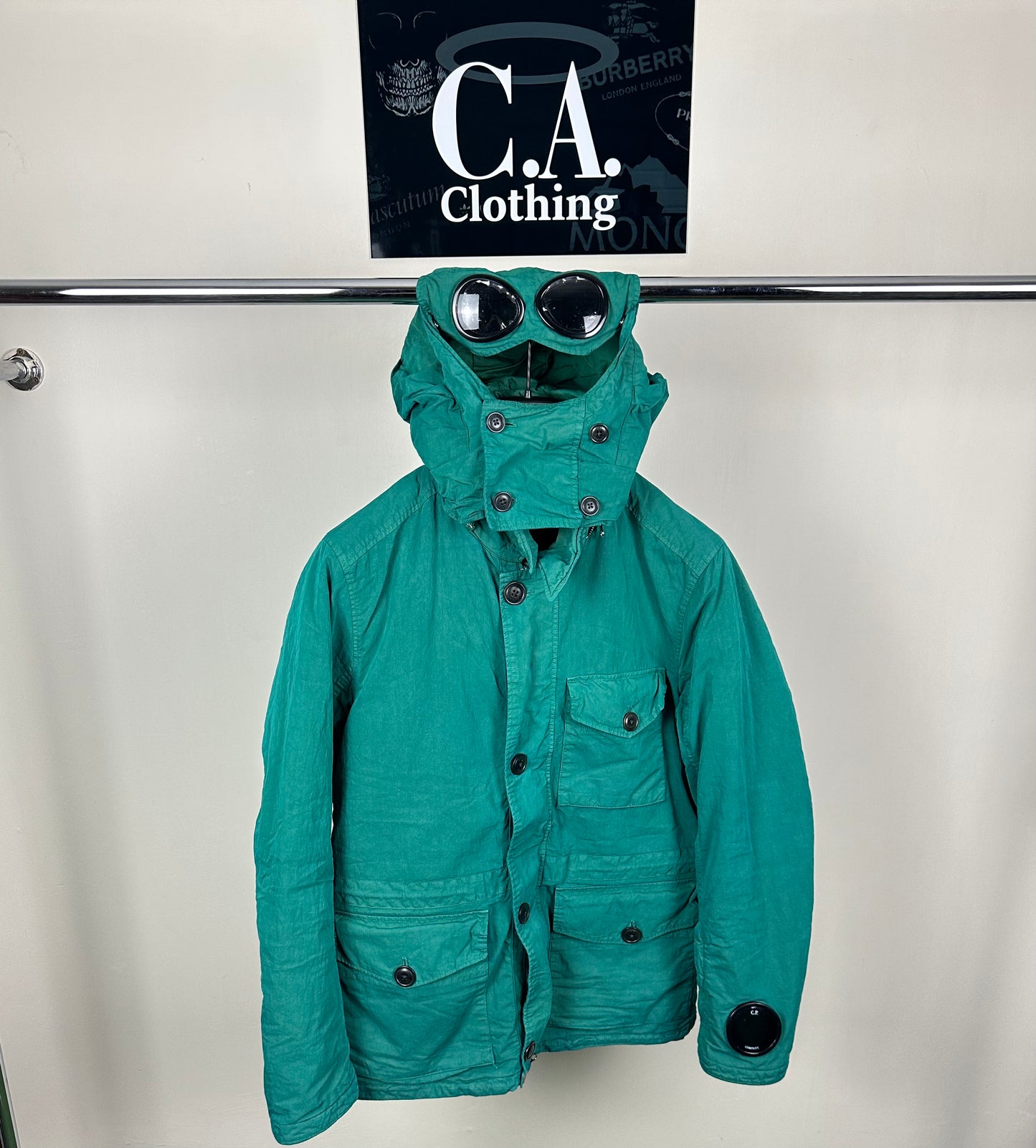 CP Company 50 Fili Padded Mille Goggle Jacket Size (L)