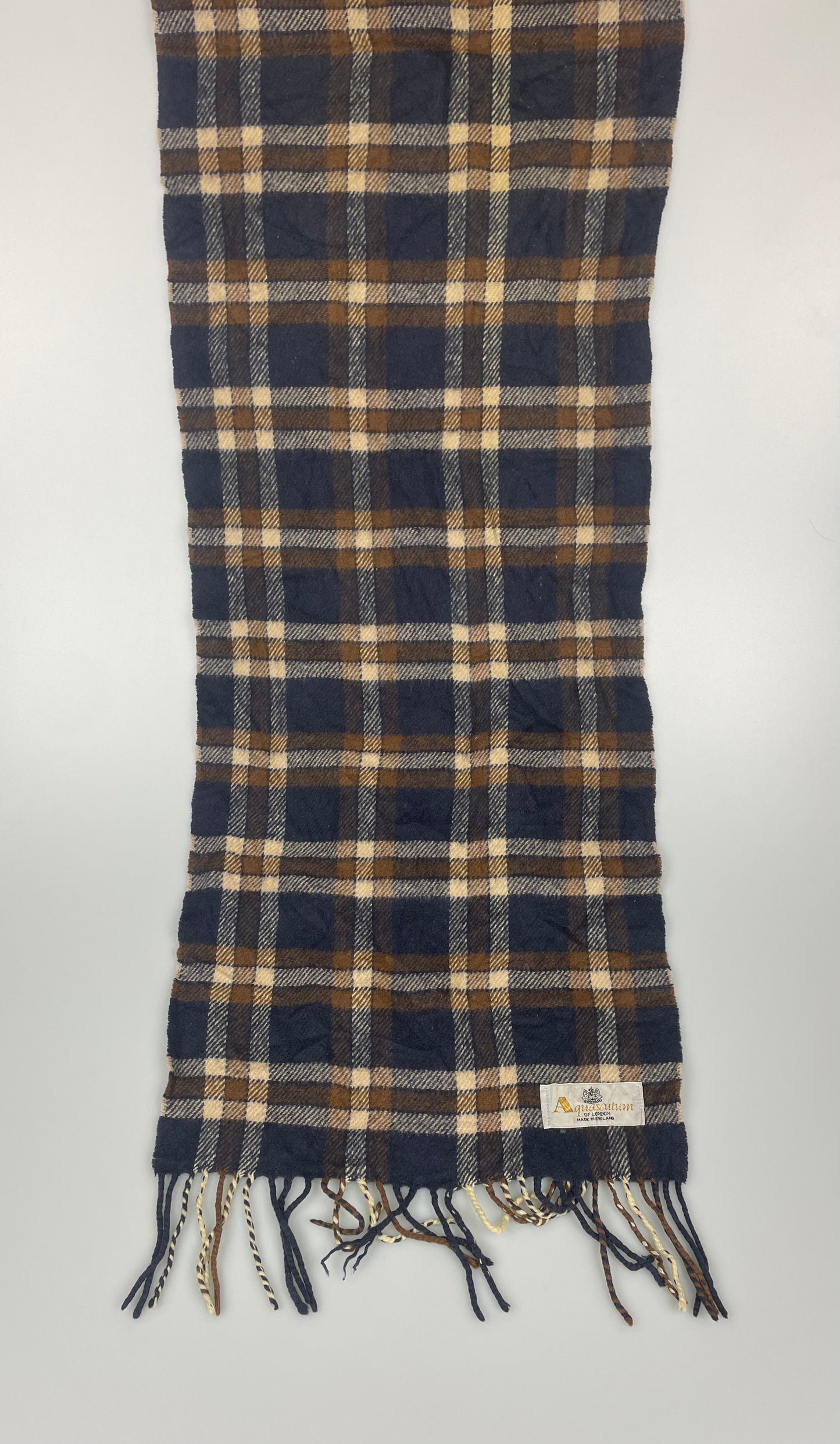 Aquascutum Lambswool White Label Scarf