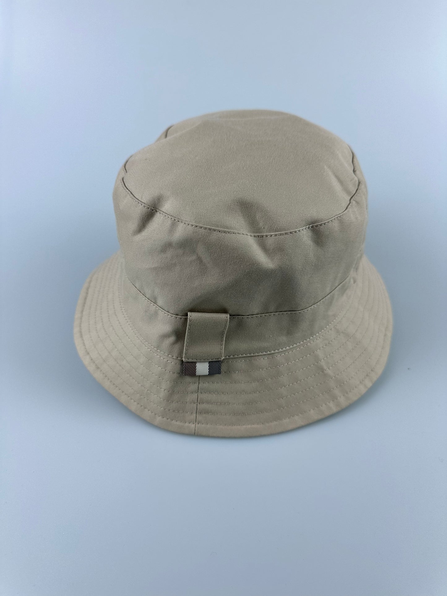 Aquascutum Beige Reversible Bucket Hat