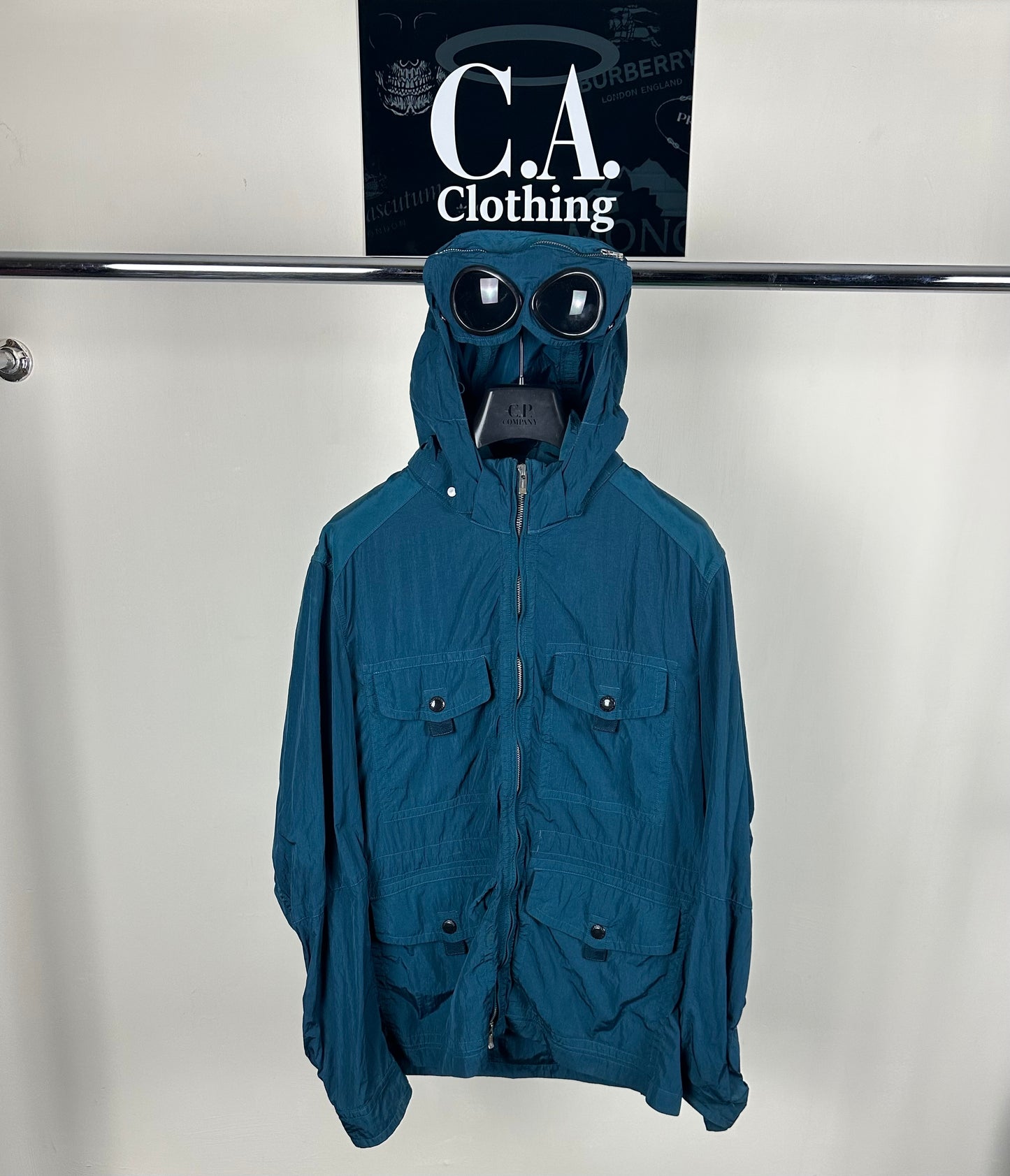 CP Company Chrome Goggle Jacket Size Large (L)