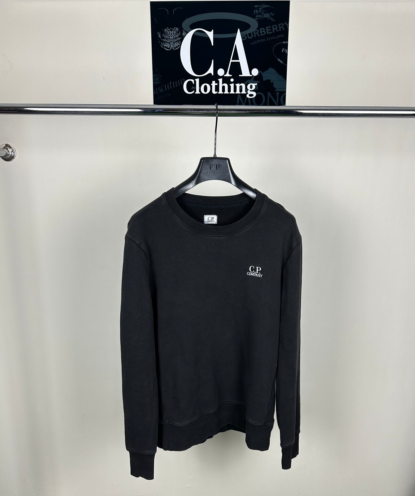 CP Company Black Logo Jumper Size (XL)