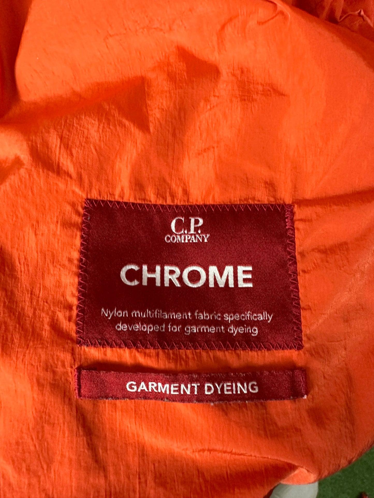 CP Company Orange Chrome Goggle Jacket Size Medium (M)