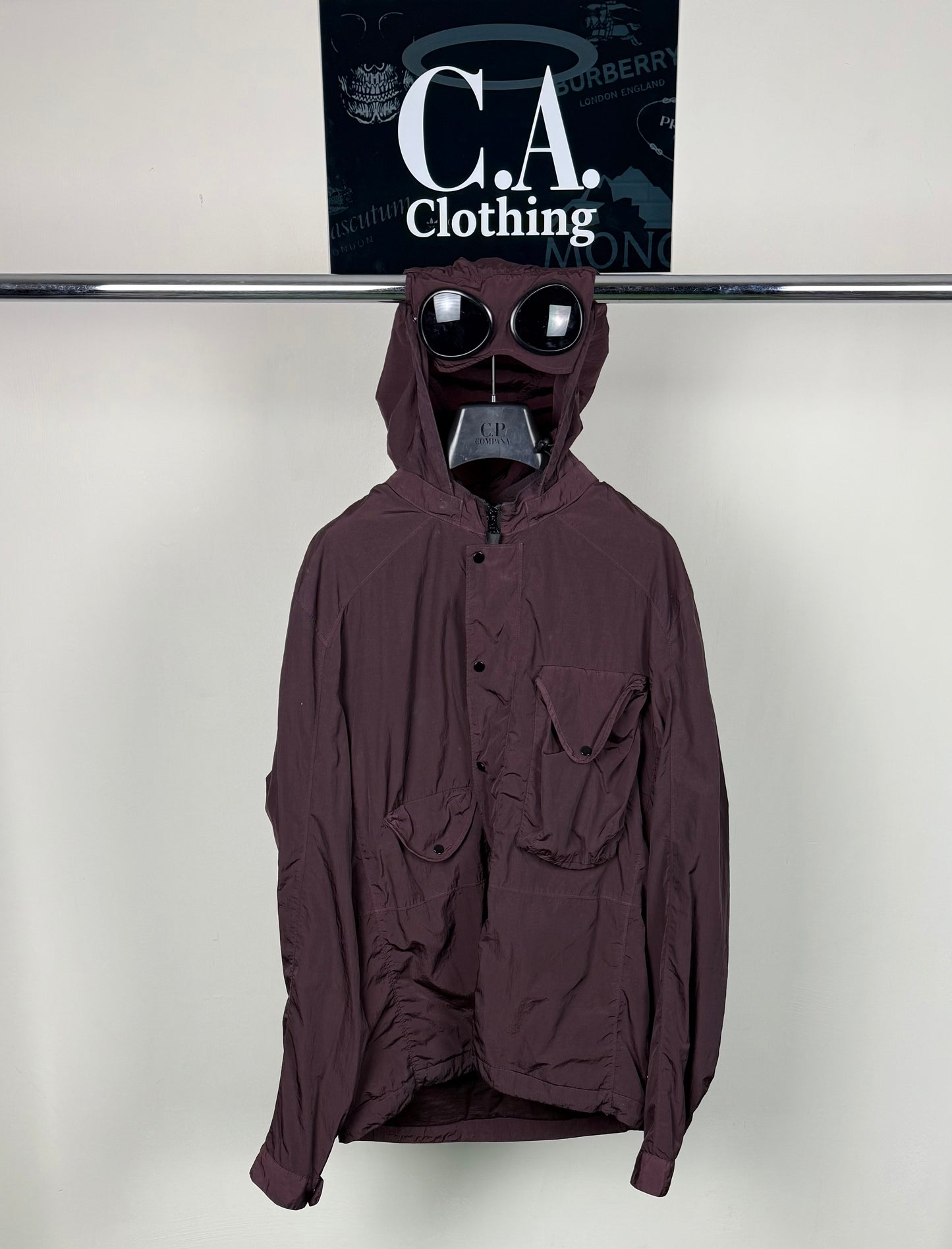 CP Company Chrome Goggle Jacket Size Medium (M)