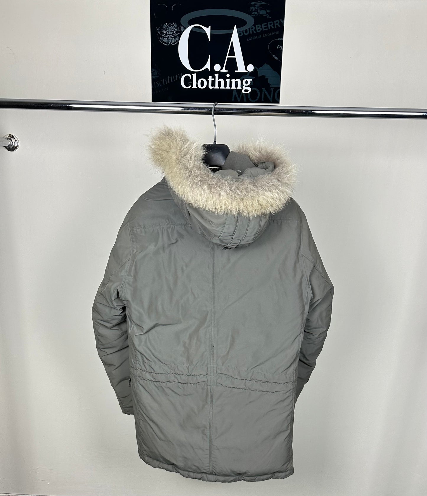 Stone Island Micro Reps Down Parka Coat Size Large (L)
