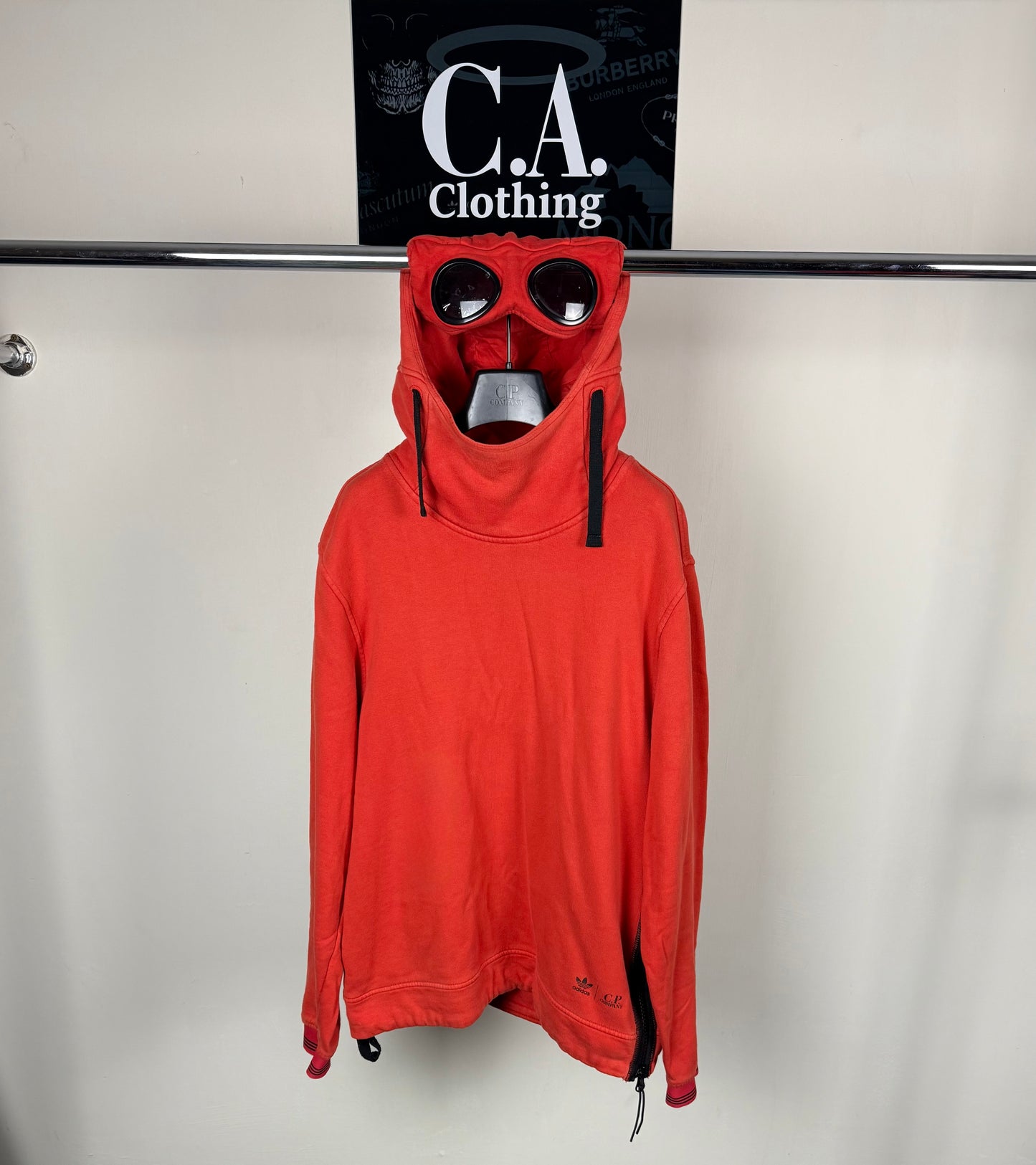 CP Company X Adidas Goggle Hoodie Size (M)