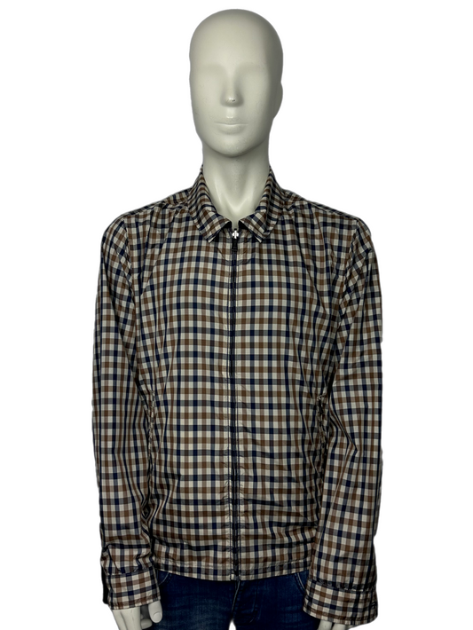Aquascutum Navy Reversible Jacket Size (2XL)