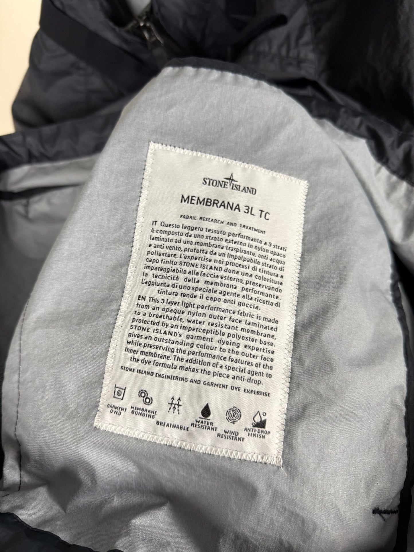 Stone Island Membrana 3L TC Jacket Size (M)