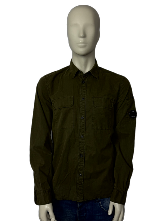 CP Company Khaki Button Lens Overshirt size (L)