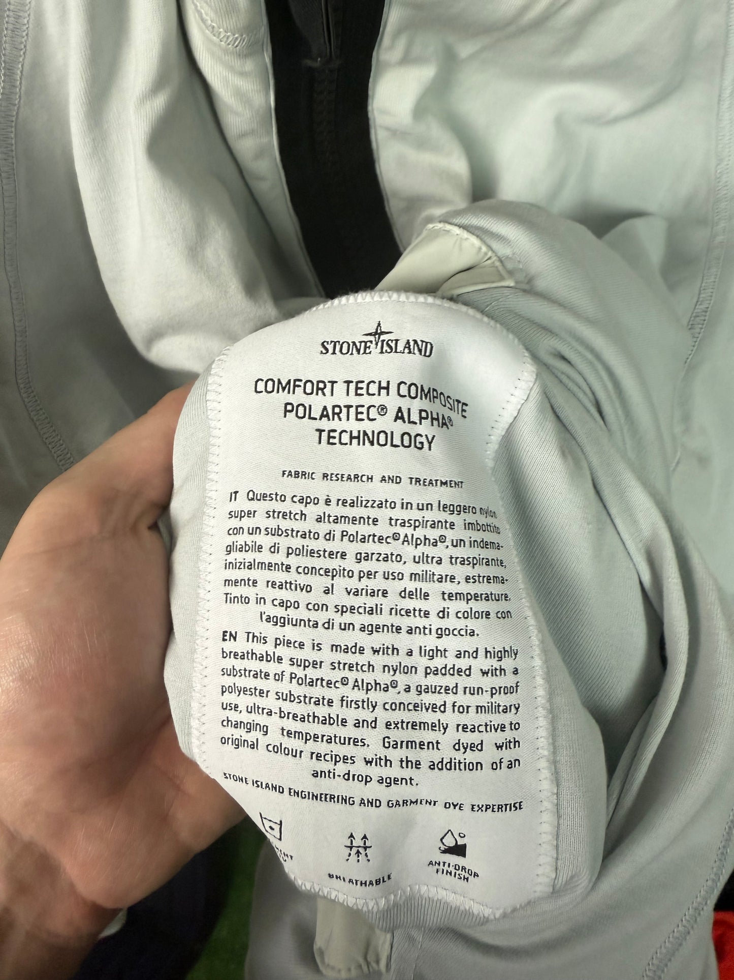 Stone Island Reversible Comfort Tech Composite Polartec Alpha Technology Jacket Size (L)
