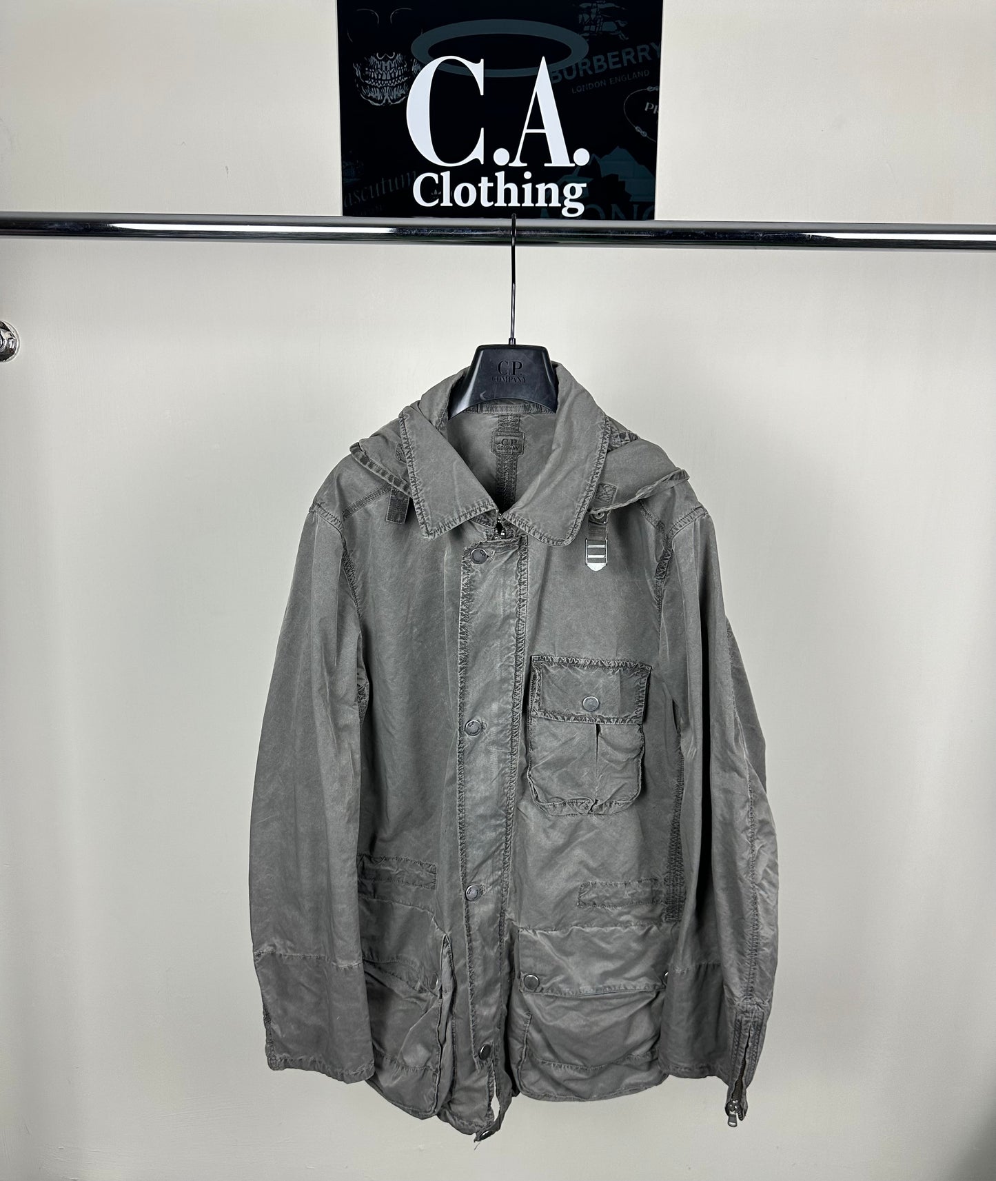 CP Company La Mille Goggle Coat Size Medium (M)
