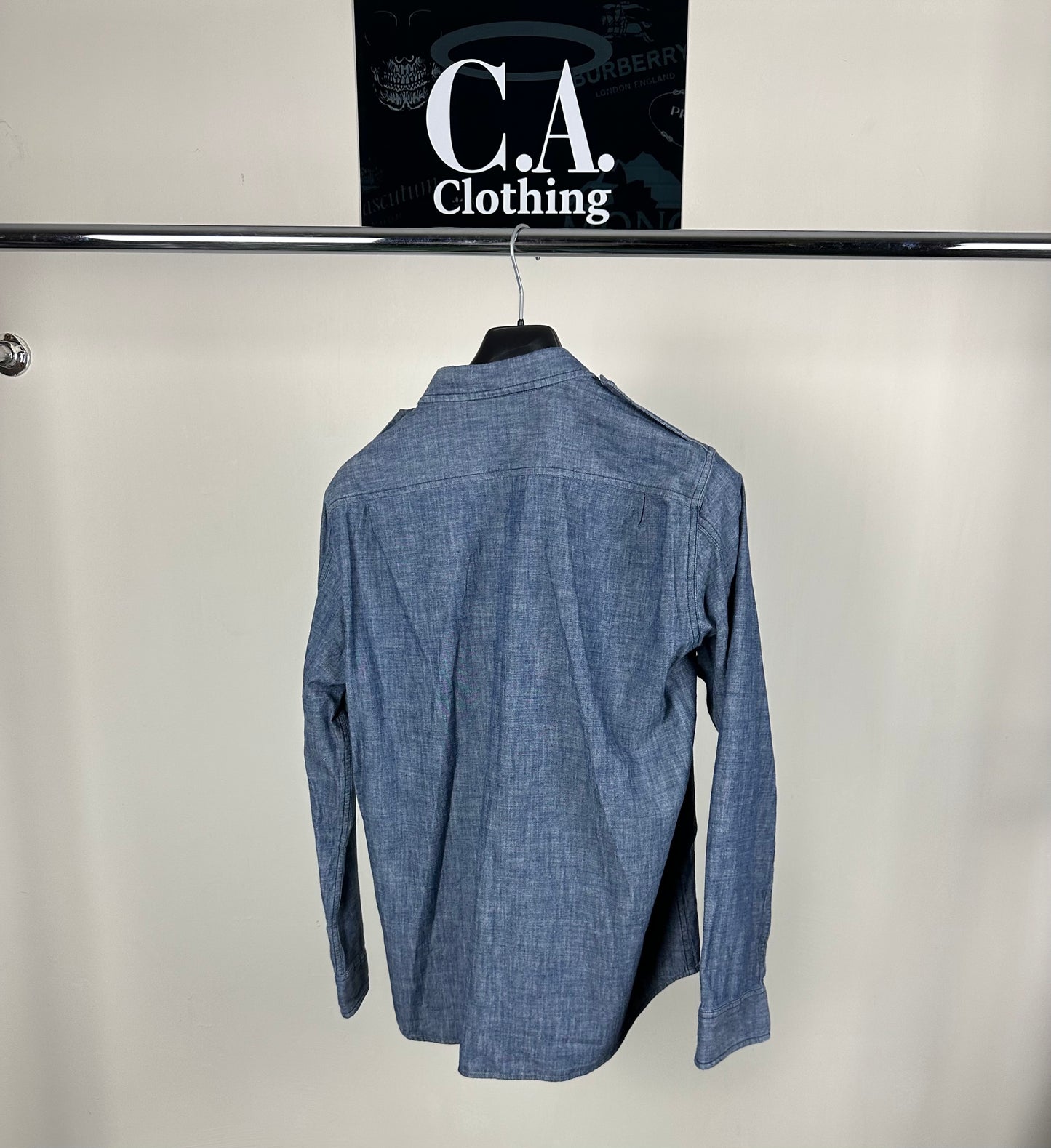 Stone Island Button Overshirt Size (L)