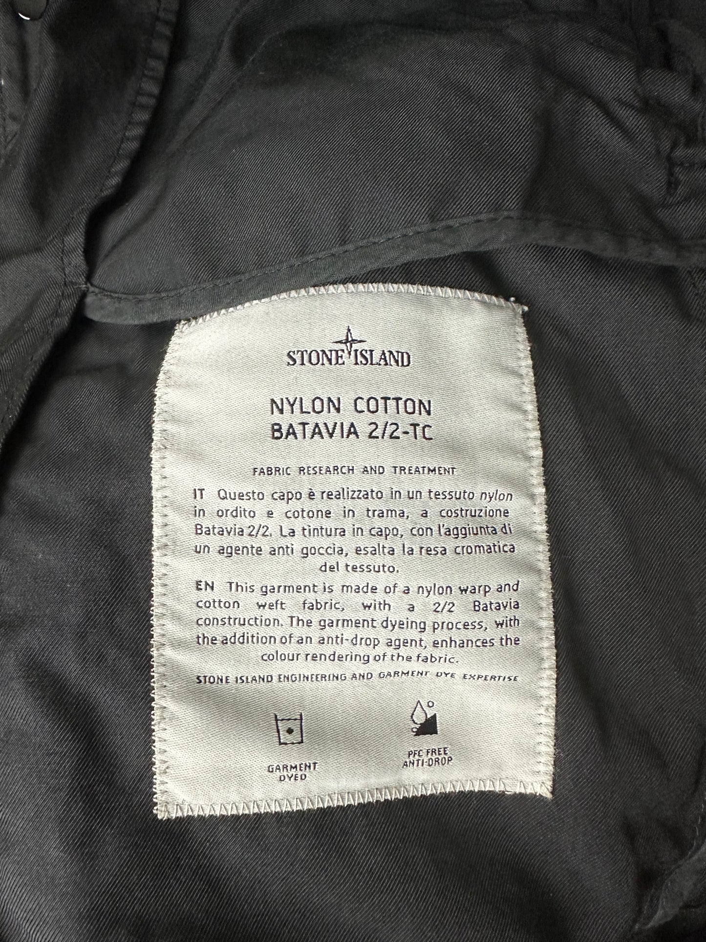 Stone Island Nylon Cotton Batavia 2/2 TC Jacket (M)