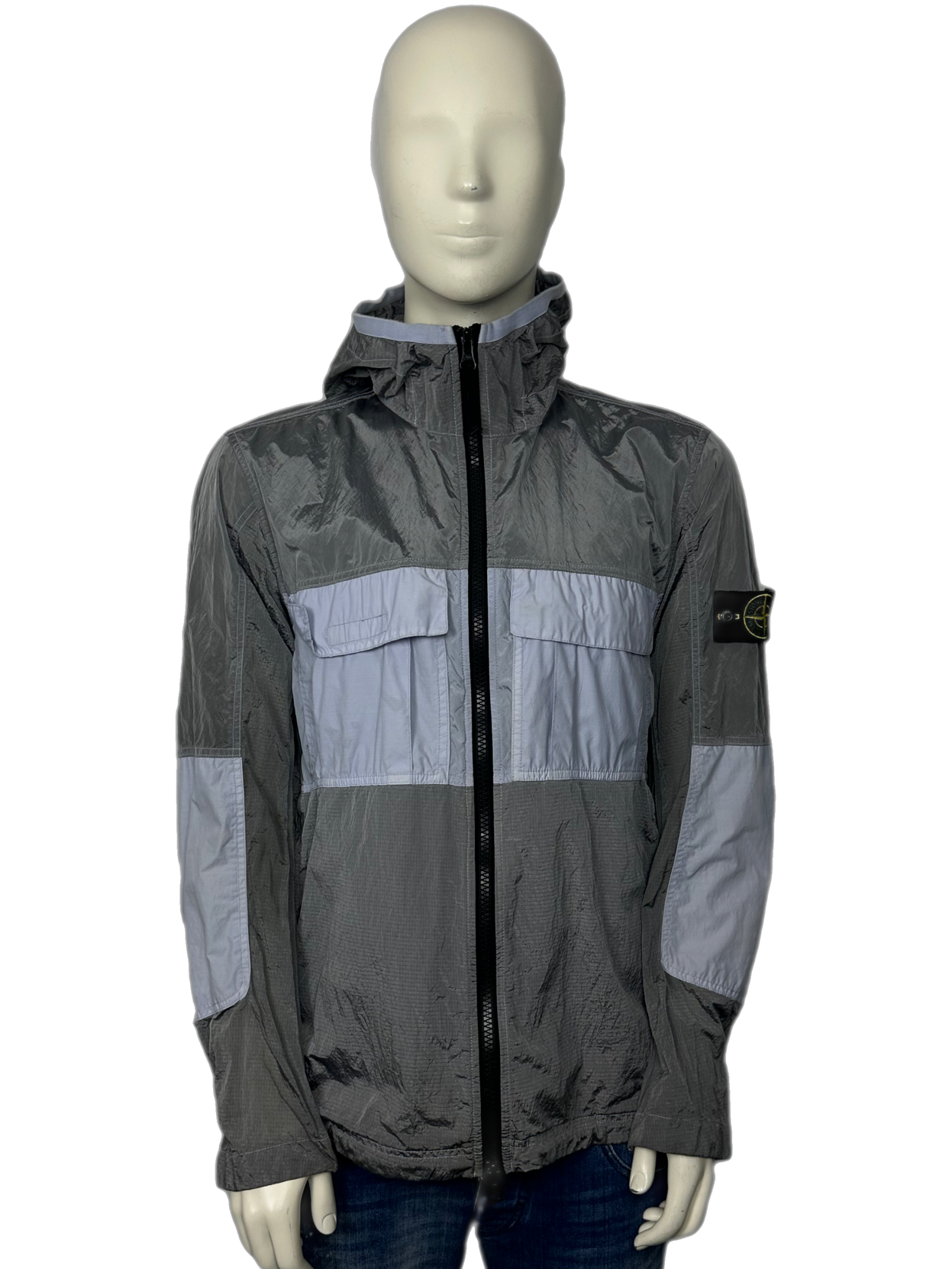 Stone island nylon metal watro hooded down jacket hotsell