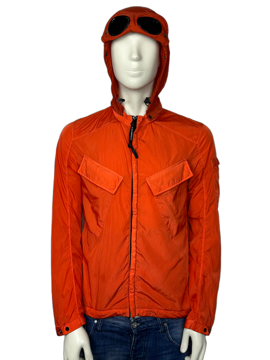 CP Company Orange Chrome Goggle Jacket Size Medium (M)