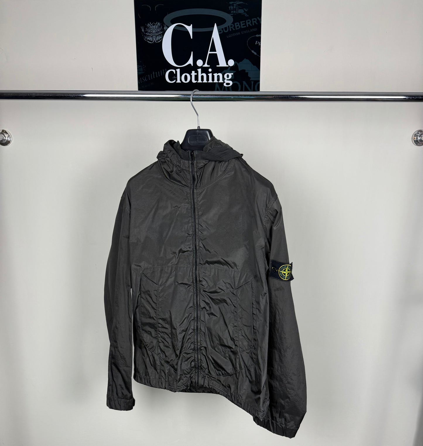 Stone Island Velvet Lined Shimmer Jacket Size (L)