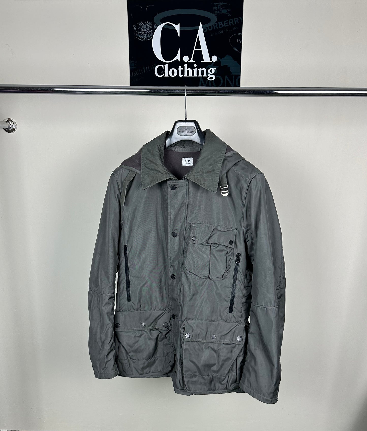 CP Company Dynafil La Mille Goggle Coat (XL)
