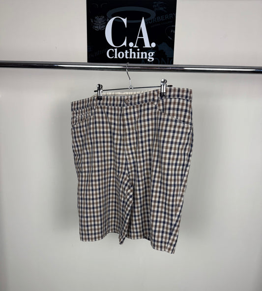 Aquascutum Check Shorts 40W