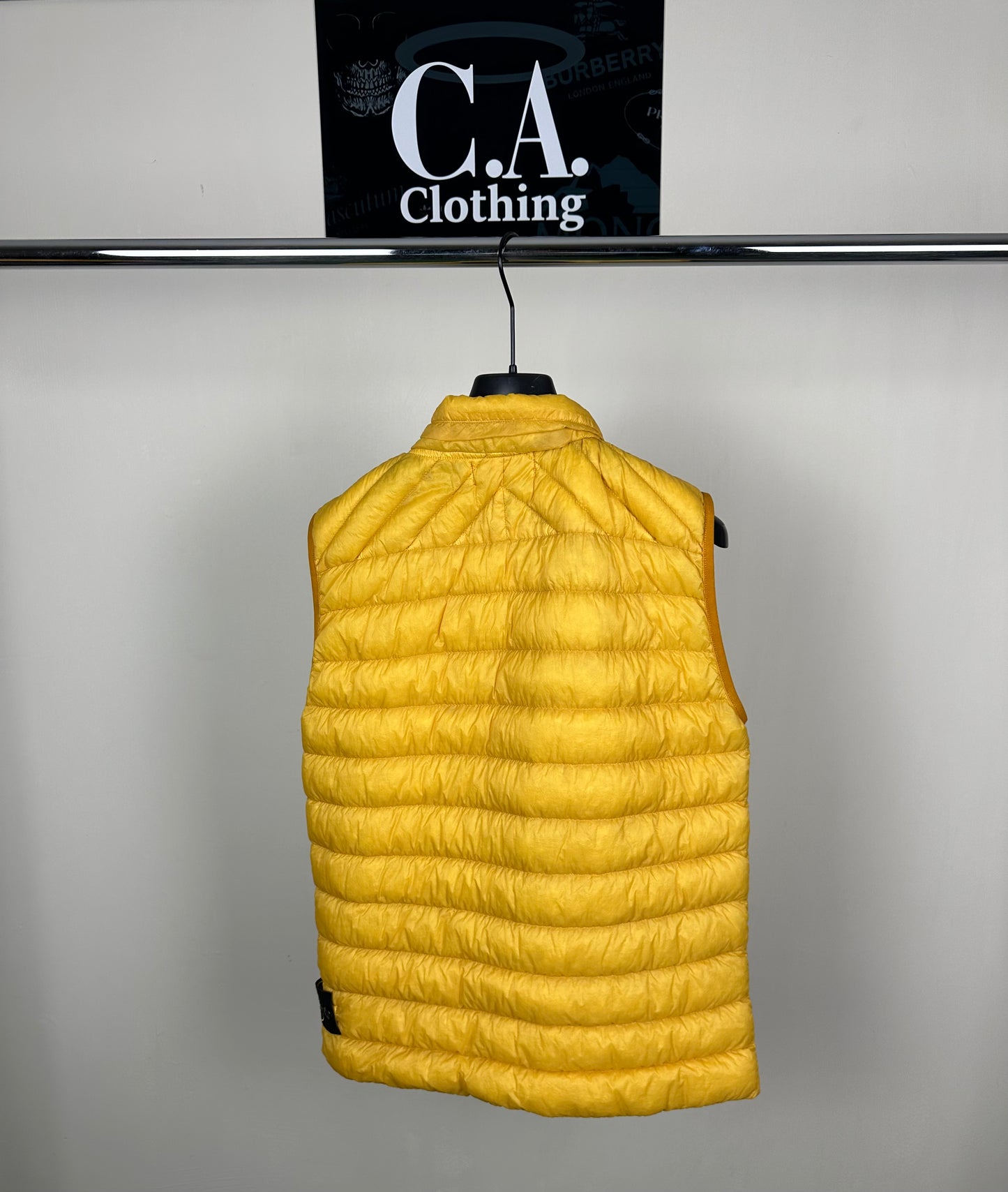 Stone Island Garment Dyed Micro Yarn Down Gilet (M)