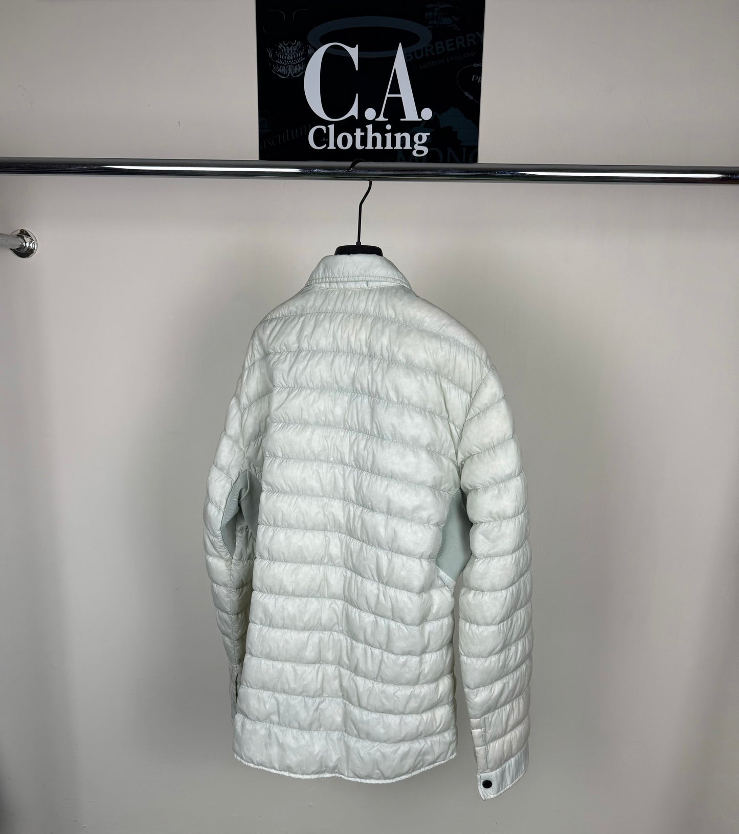 Stone Island Garment Dyed Micro Yarn Down Overshirt Size (XL)