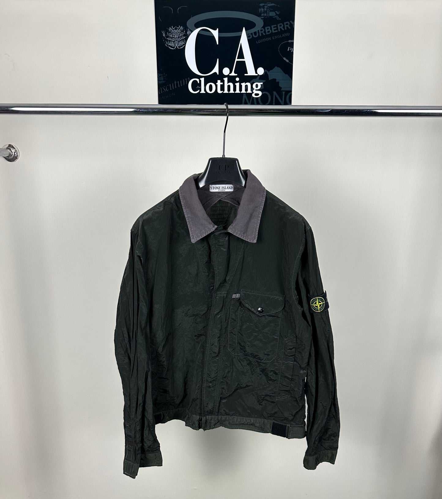 Stone Island Nylon Metal Overshirt Size (XL) Fits (L)