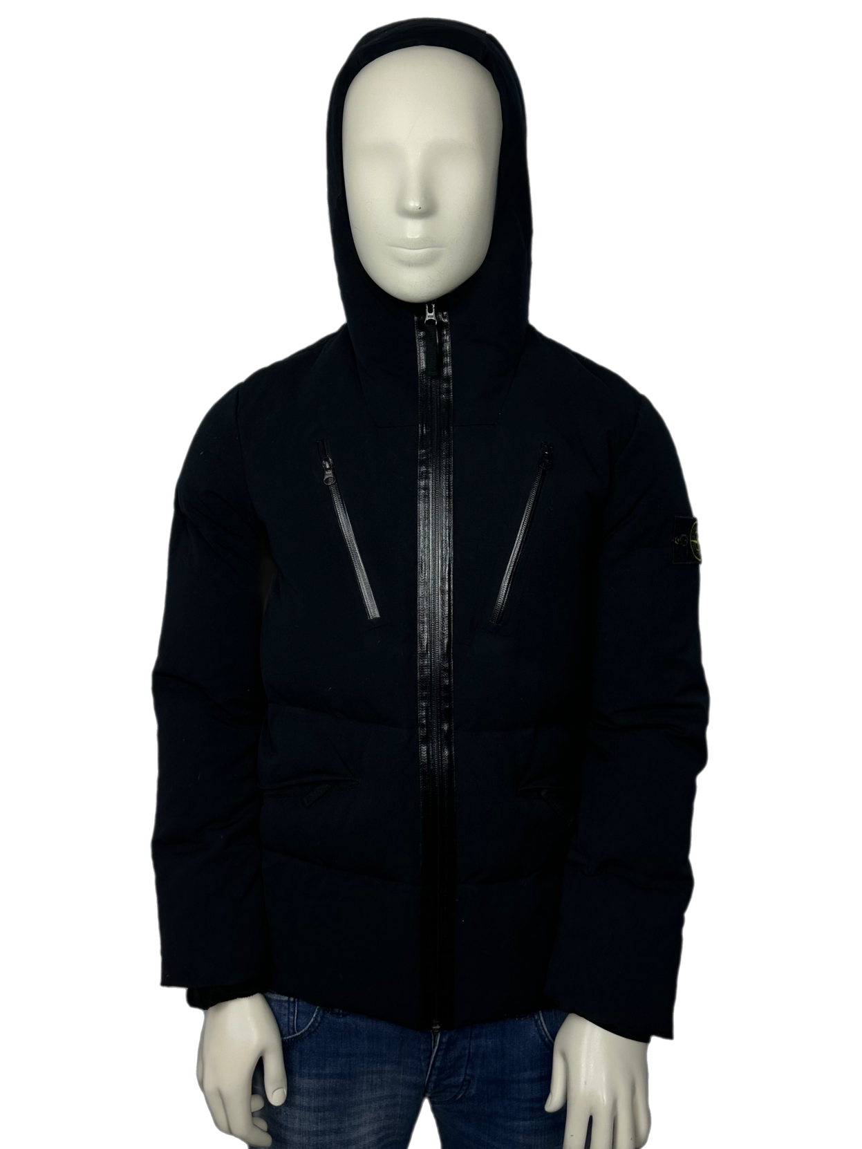 Stone Island Water Repellent Wool Down Filled Balaclava Coat Size (L)