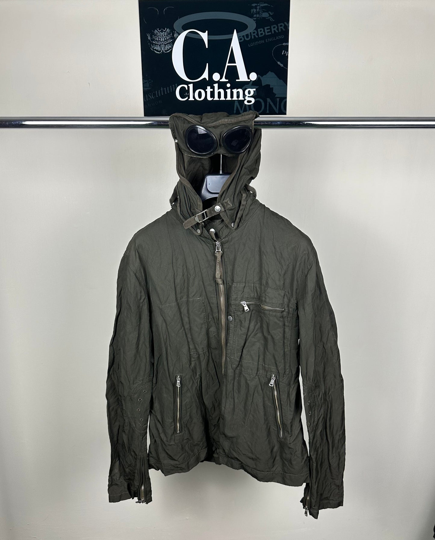 CP Company Goggle Overshirt size (2XL) Fits (XL)
