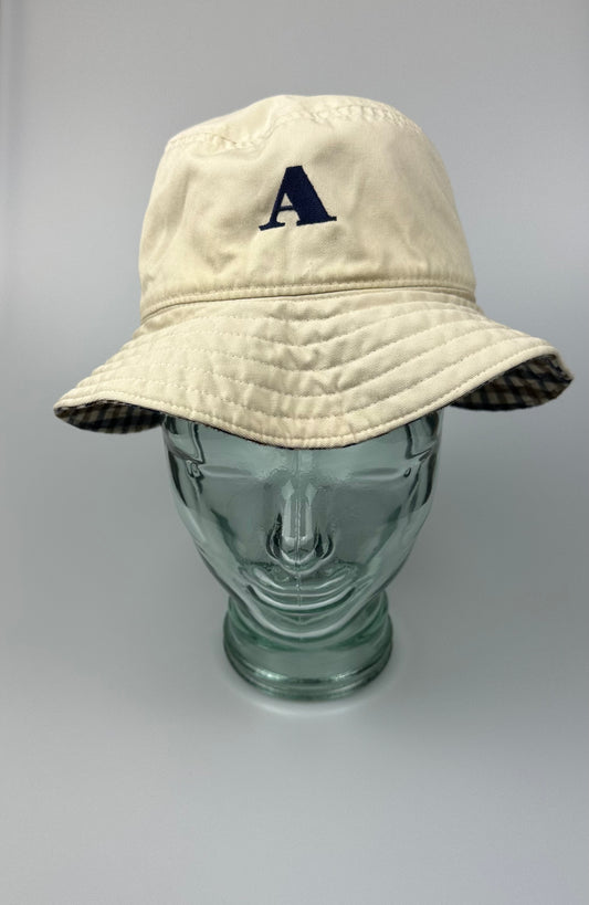 Aquascutum Beige Reversible Bucket Hat