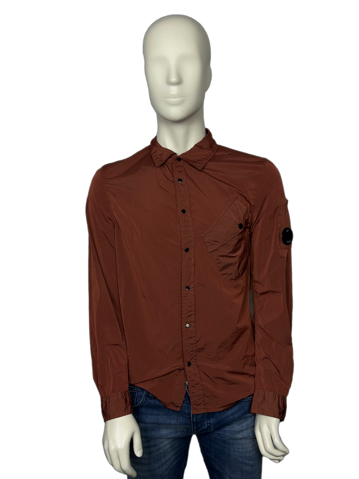 CP Company Orange Chrome Lens Overshirt Size Medium (M)