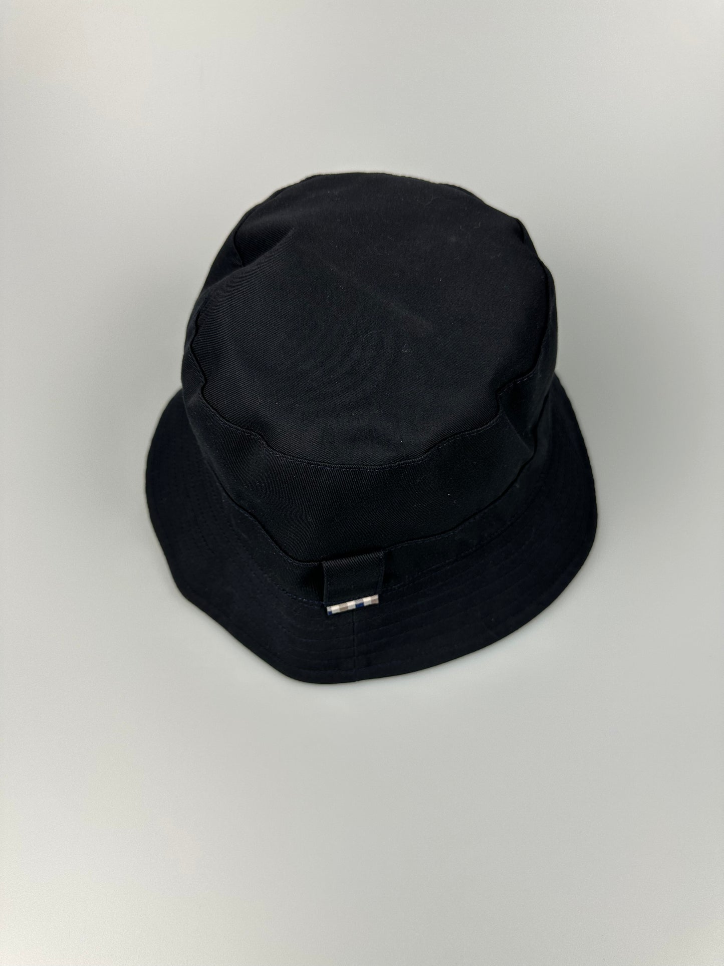 Aquascutum Navy Reversible Bucket Hat
