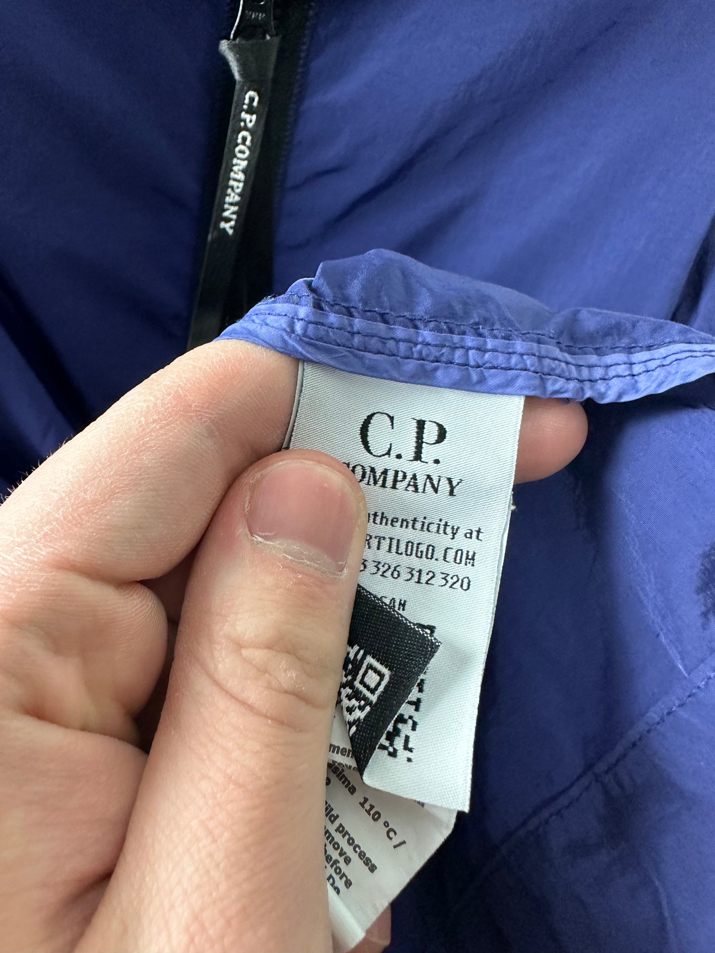 CP Company Chrome 1/4 Zip Lens Smock Size (S)