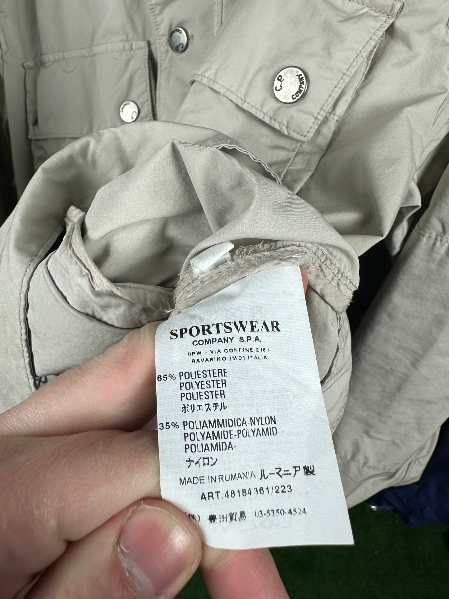 CP Company 2007 Baruffaldi Sunglasses and Watchviewer Jacket Size (2XL) Fits (XL)